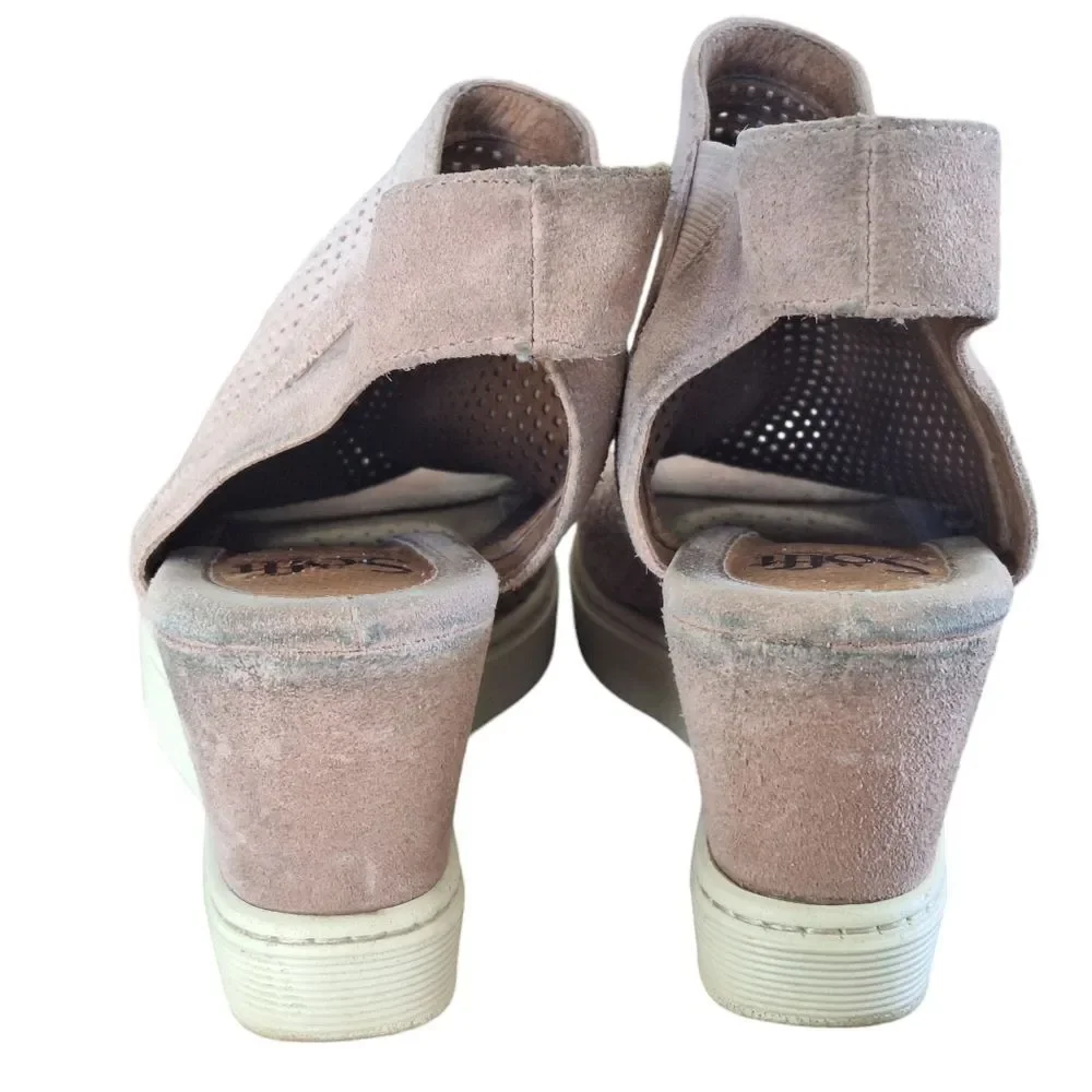 Sofft suede peep